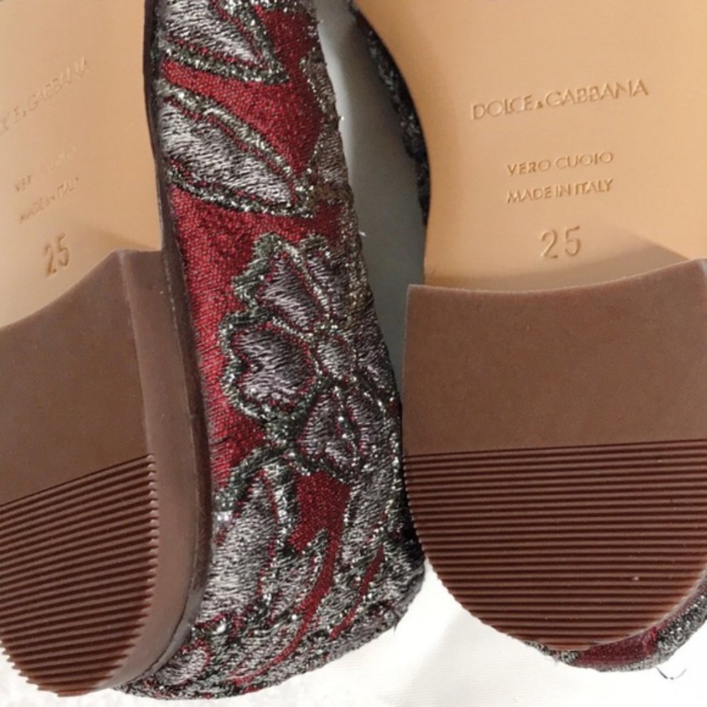 NWT DOLCE & GABBANA Little Girl Ballerina Shoes - Picture 3 of 8